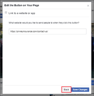 Edit the sign-up button for your Facebook page