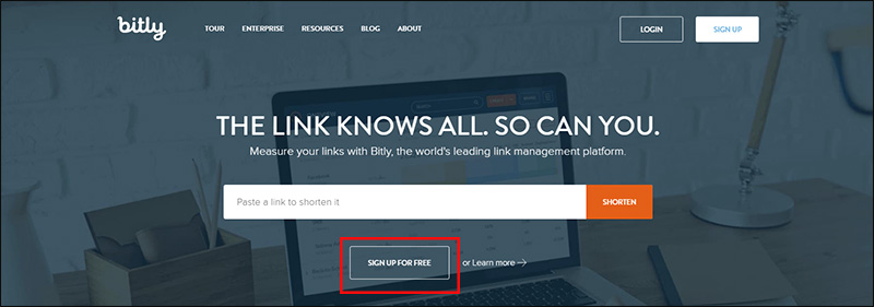 Use a link shortener like Bitly to track your advertising ROI