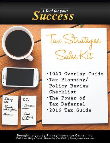 PIC April Sales Kit: Tax Strategies