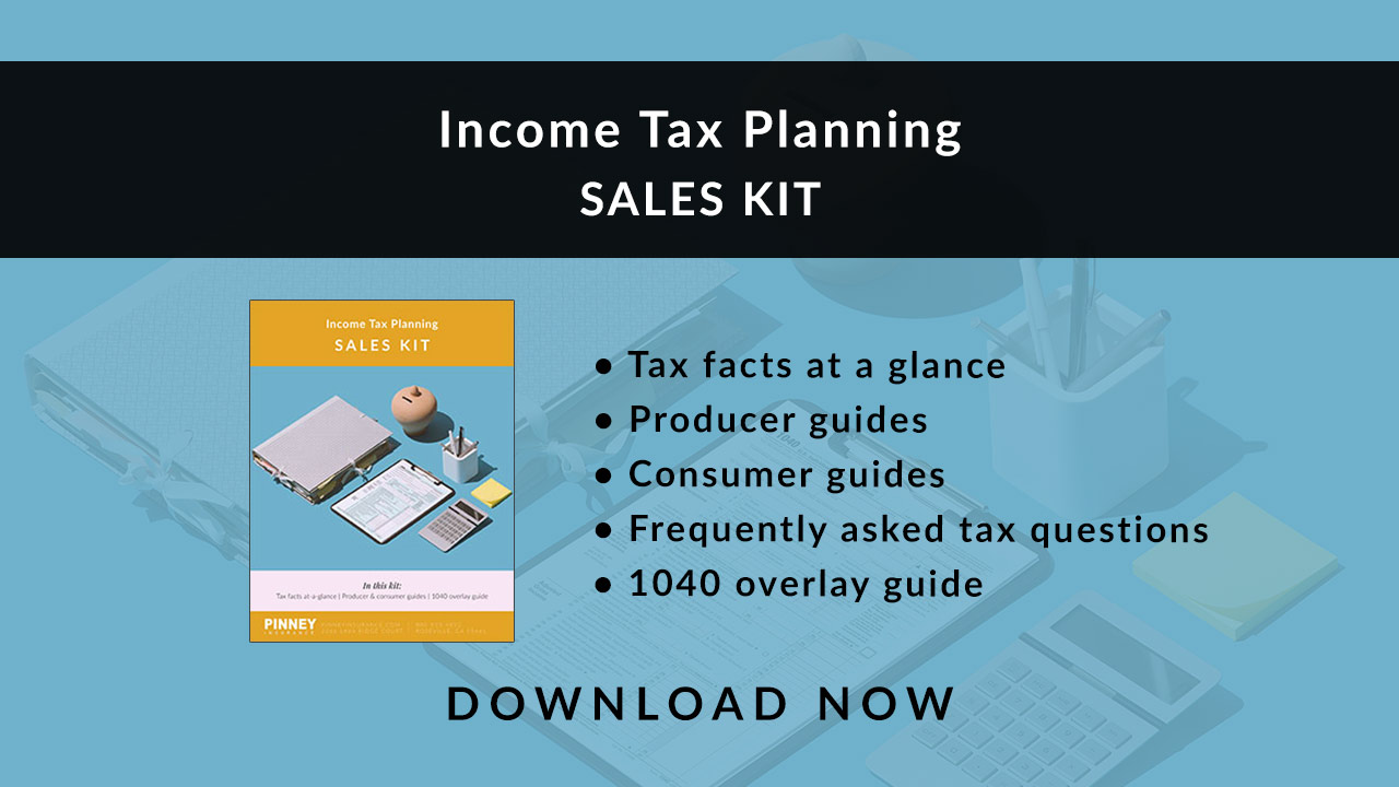 April Sales Kit: Income tax planning →