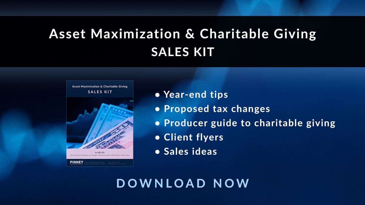 December 2021 Sales Kit: Asset Max & Charitable Giving