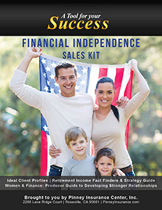 July 2017 Sales Kit: Creating Financial Independence