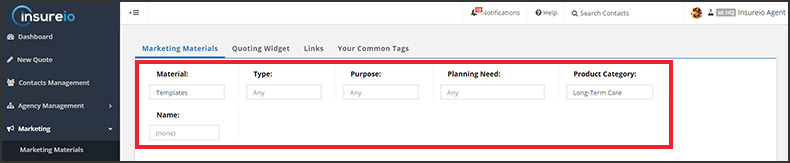 3 Ways to Find LTC Prospects with Insureio - Step 7, Age Range via Reporting Method