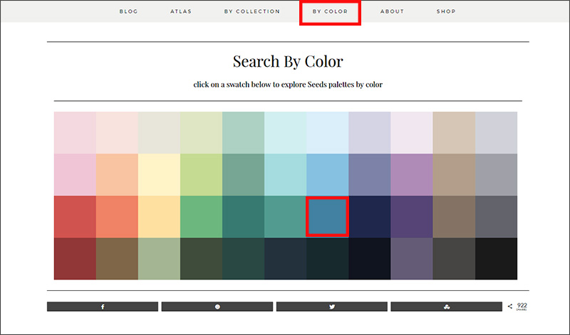 Design-Seeds - search by color