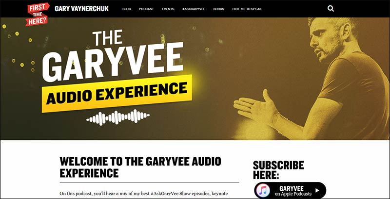 Gary Vee Audio Experience podcast