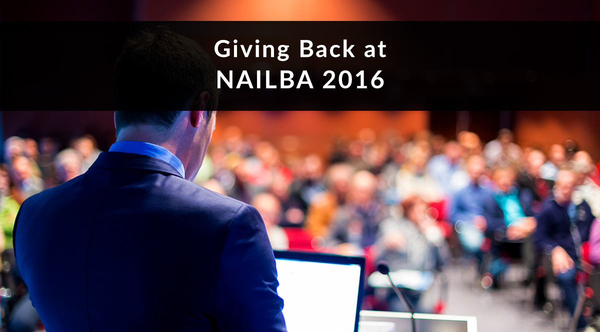 Giving Back at NAILBA 2016