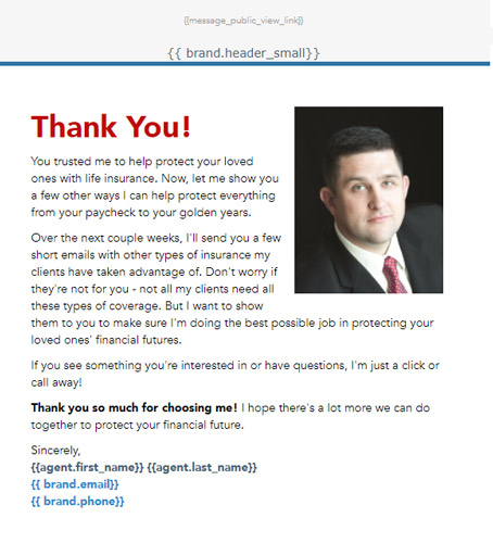 Screenshot of an introductory email including Ryan Pinney's photo and an explanation of the emails yet to come in the email marketing series