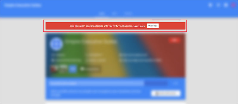 Google Business Profile unverified account