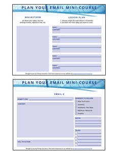Email Mini-Course Planner
