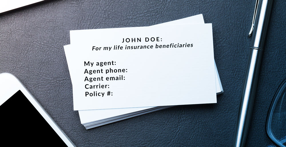 Screenshot of a business card printed with the blanks listed above, ready to be filled out and distributed to a client.