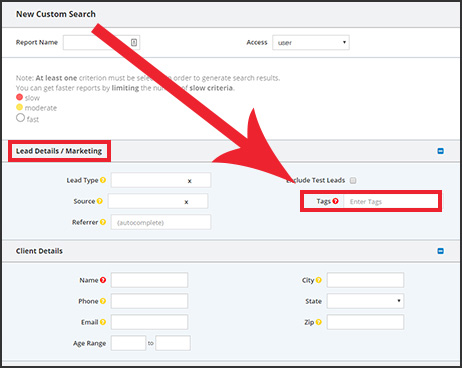 3 Ways to Find LTC Prospects with Insureio - Step 4, Tag Method