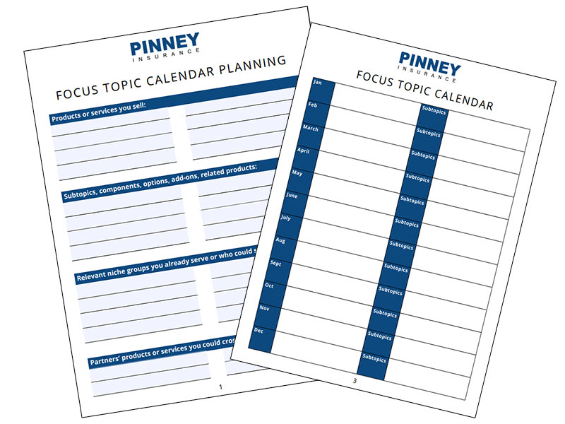 Pinney Insurance Why You Need a Focus Topic Calendar for Marketing