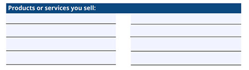 Screenshot of our focus topic calendar worksheet and template