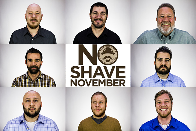 No Shave November: 8 Pinney employees participating