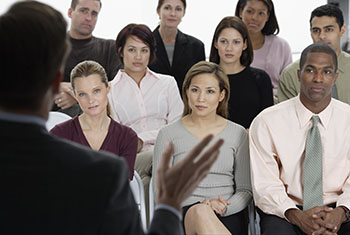 Employees Listening to Presentation