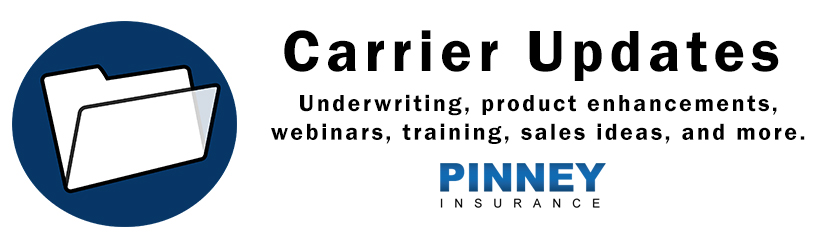 Carrier Updates from Pinney Insurance