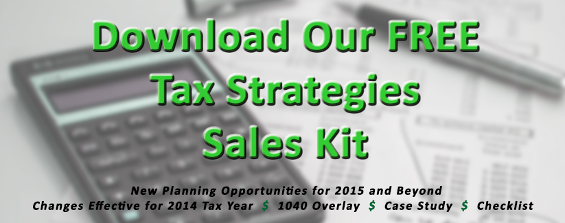Download Our Free Tax Strategies Sales Kit