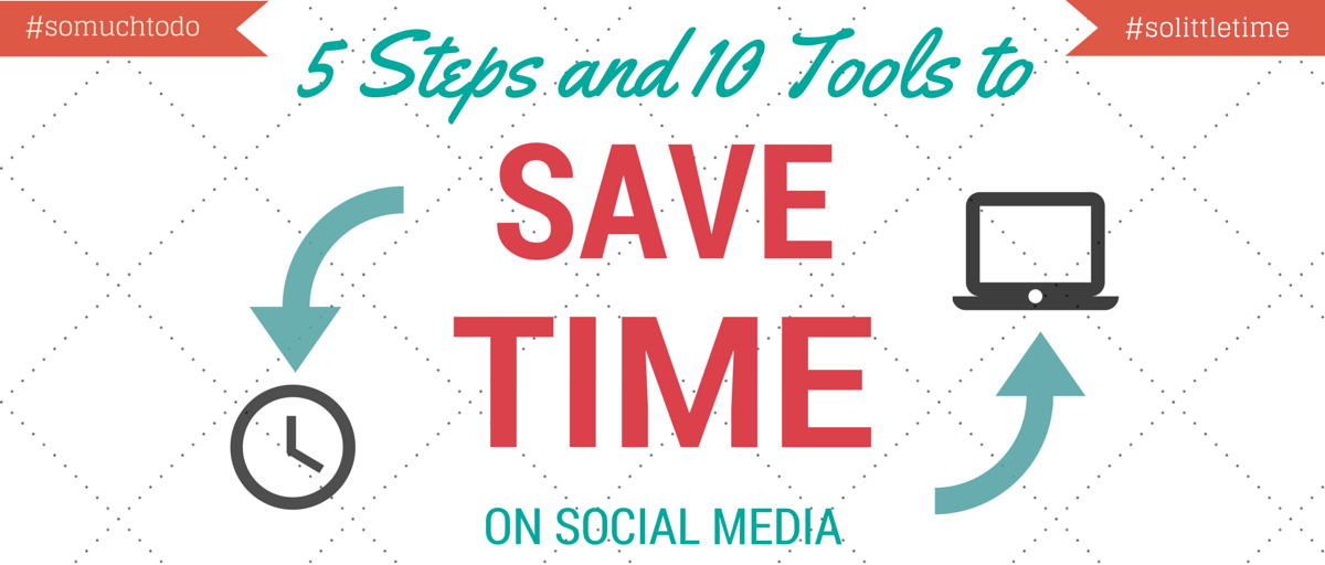 5 Steps and 10 Tools to Save Time on Social Media