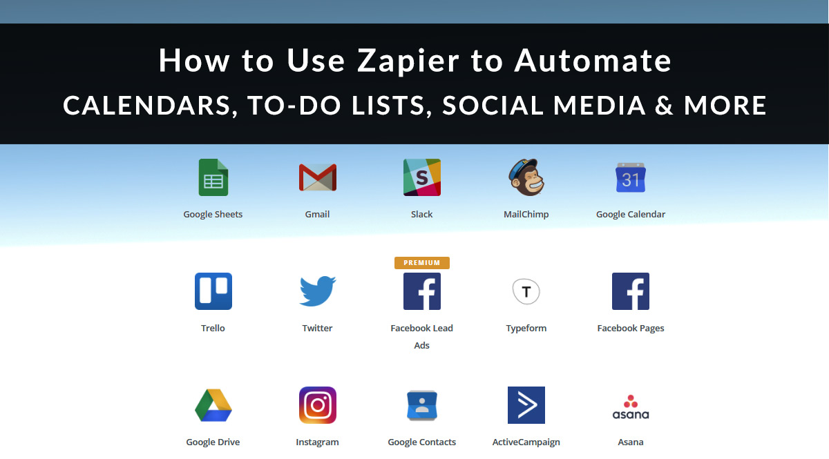 Use Zapier to Automate Calendars, To-Do Lists, Social Media, and More